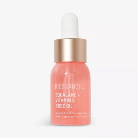 BIOSSANCE Squalane + Vitamin C Rose Oil - 12 ML / 0.4 FL OZ - Gift Size, NWOB - Picture 1 of 3